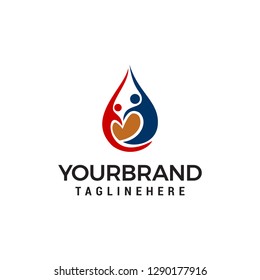 Love Community Care Logo Template design