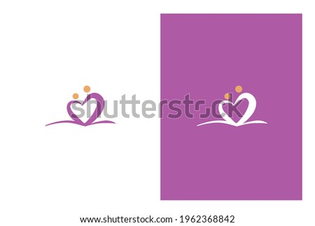 Love Compassion - Logo Icon Vector Set 1 Fits for : organic product, logo company, brand, Child, Kids, 