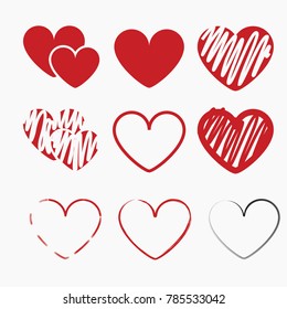 Love Compilation Vector Template Design