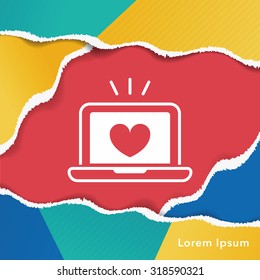 love computer icon