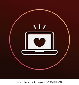 love computer icon
