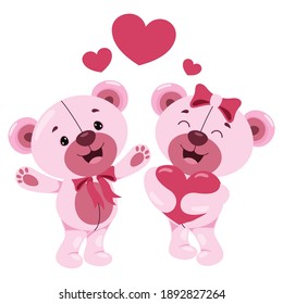 Love Concept With Cartoon Character
