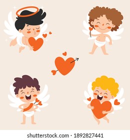 Love Concept With Cartoon Character