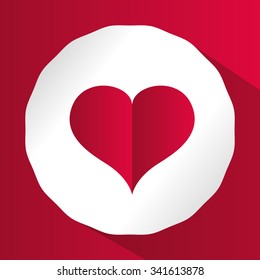 Love concept with cute icons design, vector illustration 10 eps graphic.
