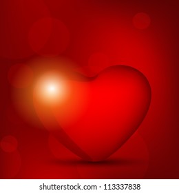 Love concept with heart. EPS 10.