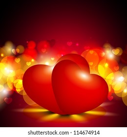 Love concept with hearts. EPS 10.