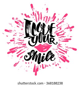 Love concept inspirational hand lettering motivation poster. Watercolor  Artistic design for a logo, greeting cards, invitations, posters, banners, seasonal greetings illustrations.