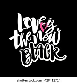 Love concept inspirational hand lettering motivation poster. Watercolor  Artistic design for a logo, greeting cards, invitations, posters, banners, seasonal greetings illustrations.