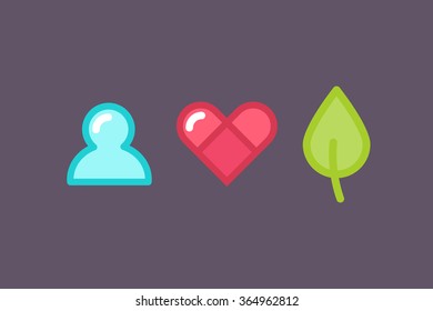 I love concept: Plants