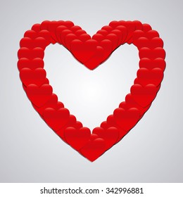 Love concept and romantic icons design, vector illustration 10 eps graphic.
