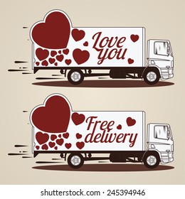 Love Concept of Trucks