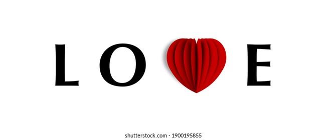 Concepto de amor. Día de San Valentín. Texto para afiche de pancarta, tarjeta de saludo, volante, invitación, folleto. Ilustración del vector