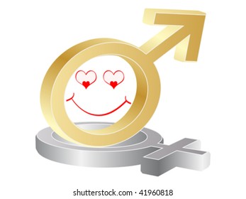 ilustración de vector de concepto de amor