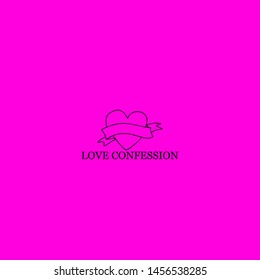 love confession icon sign signifier vector