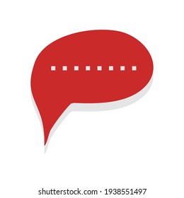 Love confused talking icon vector minimalist