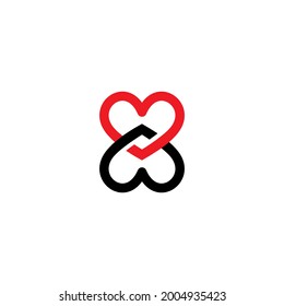 Love Connect Logo Simple Design

