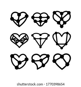 love connections icon or logo isolated sign symbol vector illustration - Collection of high quality black style vector icons
