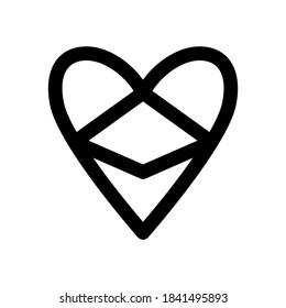 love connections icon or logo isolated sign symbol vector illustration - high quality black style vector icons

