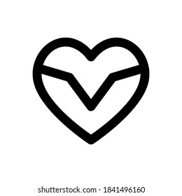 love connections icon or logo isolated sign symbol vector illustration - high quality black style vector icons
