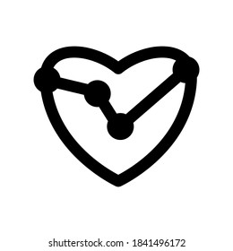 love connections icon or logo isolated sign symbol vector illustration - high quality black style vector icons

