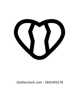 love connections icon or logo isolated sign symbol vector illustration - high quality black style vector icons
