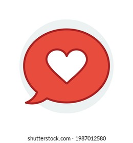 love conversation icon in marriage