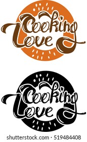 I love to cook. Beautiful lettering.