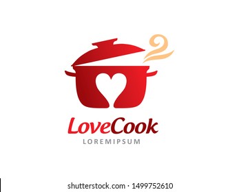 Love Cook Logo Symbol Or Icon Template