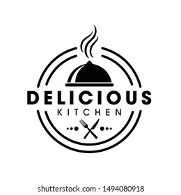 Love Cooking and Chef Logo Vector