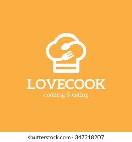 Love Cooking Logo Template