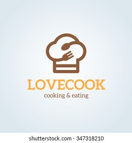 Love Cooking Logo Template