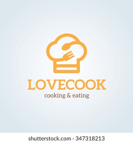 Love Cooking Logo Template