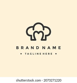 Love Cooking Logo vector Template