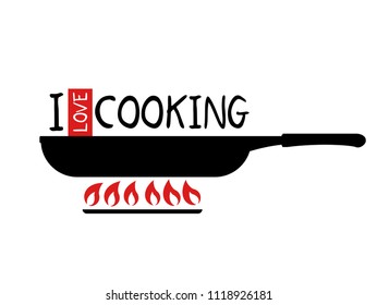 I love cooking symbol