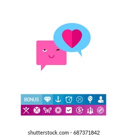 Love Correspondence Chat Icon
