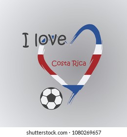 I love Costa Rica football