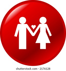 love couple button