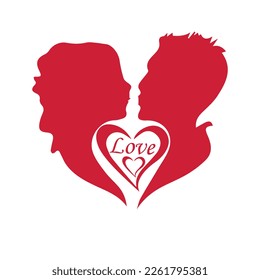 Its a love couple with heart romantic seen beautiful design creative nice amazinng.