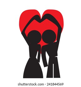 Love couple with love korean style action