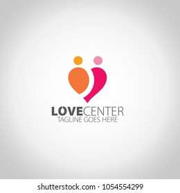 Love Couple Logo