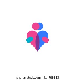 Love Couple Vector Template
