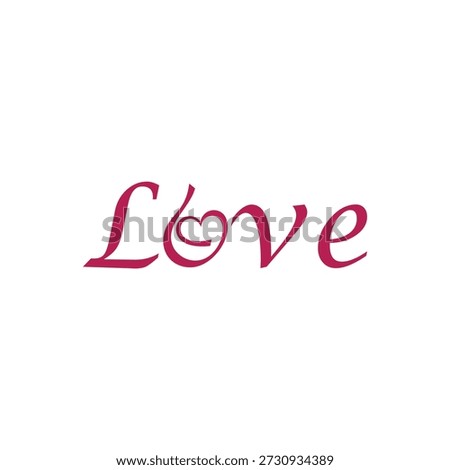 Love cretive word mark logo design inspiration