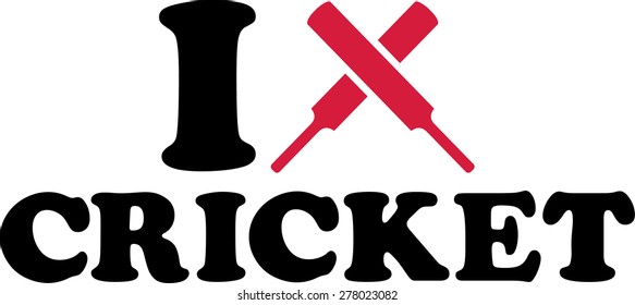 I love cricket Bats