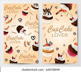 Love cupcake sticker