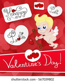 Love cupid Valentine s Day