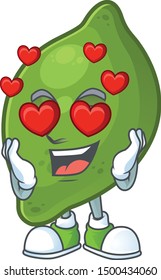 In love cute fruit lime for tasty ingredient
