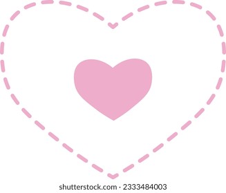 Love cute hand draw vector element 
