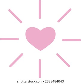Love cute hand draw vector element 