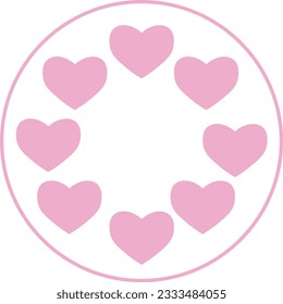 Love cute hand draw vector element 