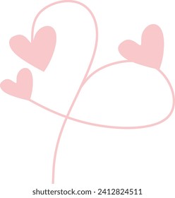 Love cute Hand ziehen Vektorelement